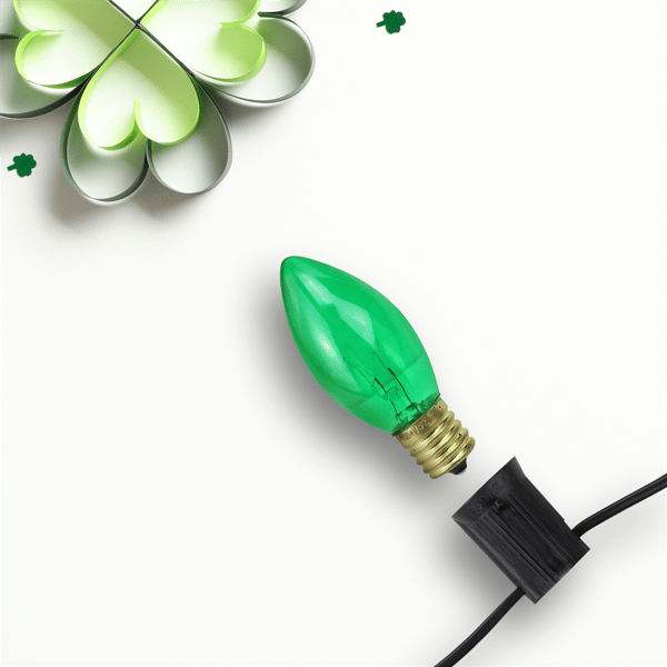 Northlight 25pk Green C9 Incandescent Christmas Replacement Bulbs