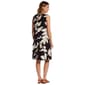 Womens Harlow & Rose Sleeveless Leaf Shift Dress - image 2