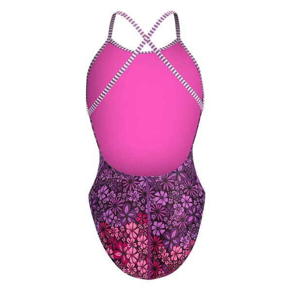 Womens Dolfin&#174; Uglies Diver Back Retroflora One Piece Swimsuit