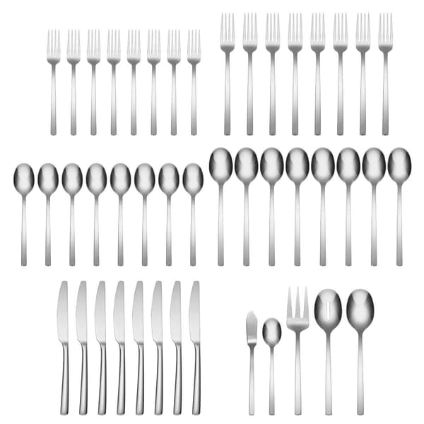 Cambridge® Beacon Mirror 45pc. Flatware Set