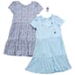 Girls (4-6x) BTween(R) 2pk. Short Sleeve Floral Tiered Dresses - image 1