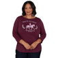 Plus Size Ruby Rd. Must Haves II Haute Trot Equestrian Tee - image 1