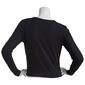 Juniors No Comment NYC Love Ribbed Long Sleeve Tee - image 2