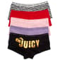 Womens Juicy Couture 5pk. Cotton Spandex Boyshort w/ Logo - image 1