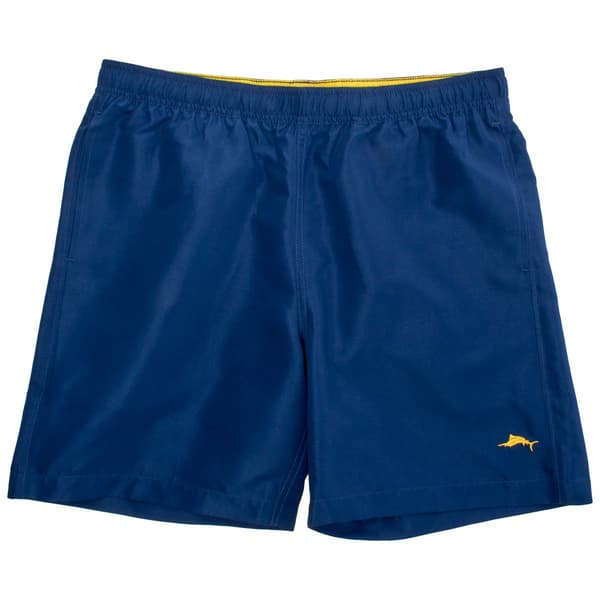 Mens Joe Marlin Solid Swim Trunks