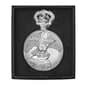 Mens Silver Alloy Engraved Eagle Pocket Watch - 37740 - image 2