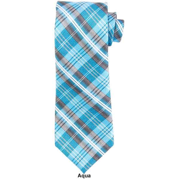 Mens John Henry Tie - Brockton Plaid