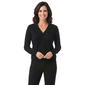 Womens Kasper Long Sleeve Lace Floral Sequin Cardigan - image 1