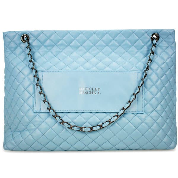 Badgley Mischka Diana Small Leather Tote Travel Bag