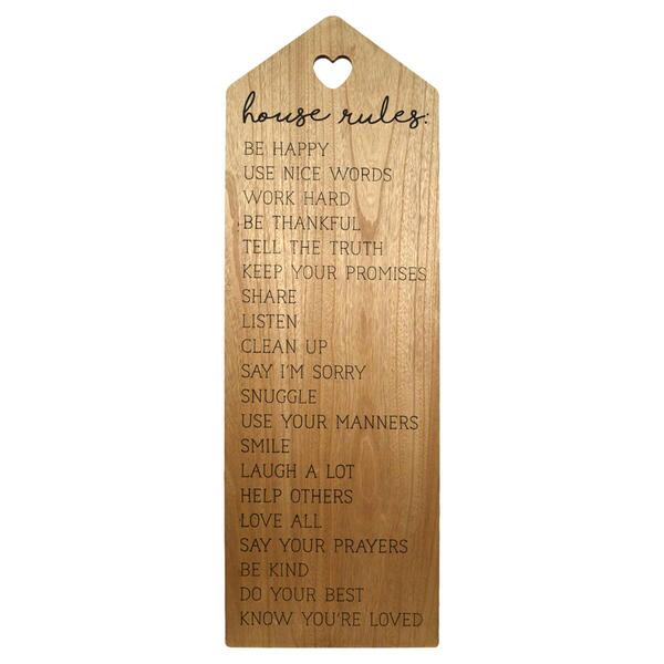 New View House Rules Leaning Wall Sign - image 
