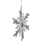 Northlight 4ct. Glitter Snowflakes Christmas Ornaments - image 5