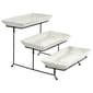 Famous Brand  3 Tier Ceramic Serving Platter with Wire Rack - image 1