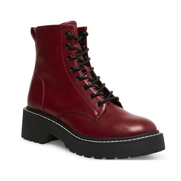 Womens Madden Girl Carra Lace Up Combat Boots