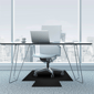 Floortex® Advantagemat® Black Vinyl Lipped Chair Mat for Carpets - image 3