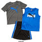 Boys &#40;4-7&#41; Puma&#174; 3pc. Tank/Short Sleeve Tee & Shorts Set - image 3