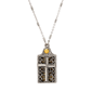 Symbols of Faith ''Hear Oh Lord'' Prayer Cross Locket Necklace - image 1