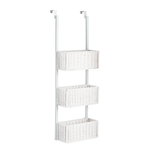 Southern Enterprises 3-Tier Over The Door Basket Storage