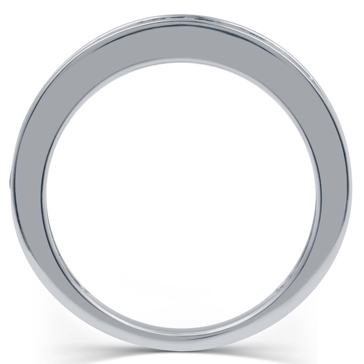 Nova Star® 1/2ctw. Lab Grown Diamond Sapphire Channel Band Ring