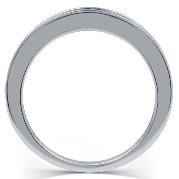 Nova Star® 1/2ctw. Lab Grown Diamond Sapphire Channel Band Ring