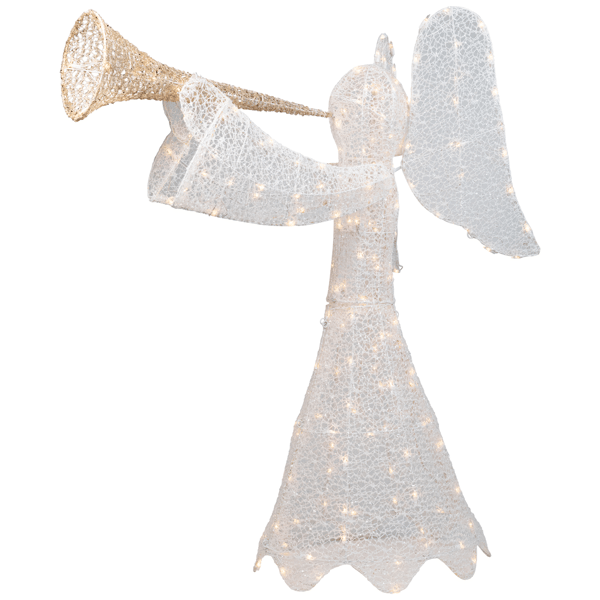Northlight Lighted 3D Trumpeting Angel Outdoor Christmas Décor