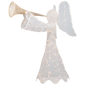 Northlight Lighted 3D Trumpeting Angel Outdoor Christmas Décor - image 2