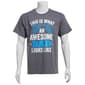Mens Awesome Dad Short Sleeve Graphic Tee - image 1