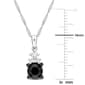 Sophia B 5/8ctw. Black & White Diamond Pendant Necklace - image 3