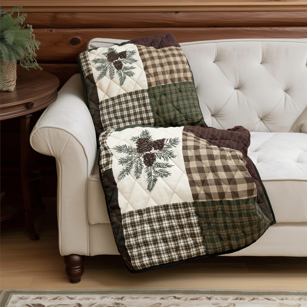 Donna Sharp Pine Panels Throw