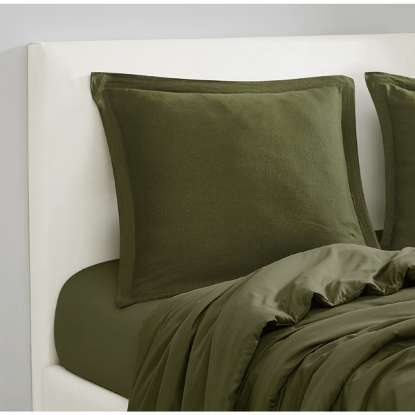 Brooklyn Loom Flax Linen Euro Sham - image 