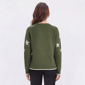 Petites Erika Long Sleeve Star Intarsia Sweater - image 3