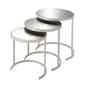 9th & Pike(R) Silver Tin Contemporary Accent Table - Set of 3 - image 1
