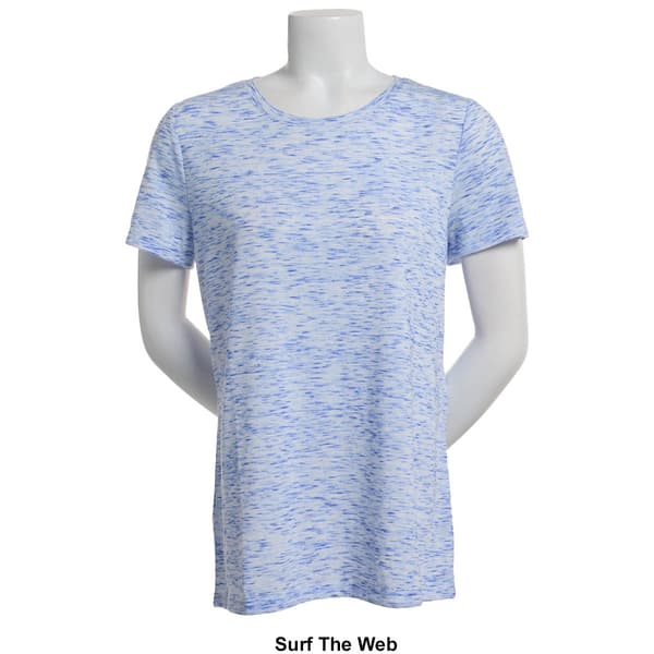 Womens Architect&#174; Short Sleeve Crew Neck Marbled Tee