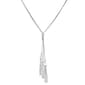 Napier Sparkling Chains Silver-Tone Pendant Necklace - image 1