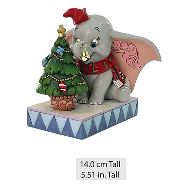 Jim Shore Disney Traditions Dumbo Christmas Figurine