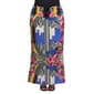 Plus Size 24/7 Comfort Apparel Multicolor Floral Maxi Skirt - image 1