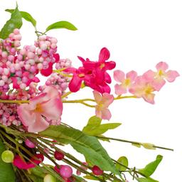 Northlight Seasonal Artificial Geranium &amp; Berry Spring Wreath