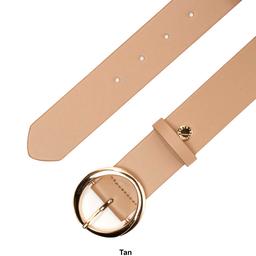 Womens Steve Madden Round Buckle Pants Belt