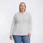 Plus Size Mountain Ridge Long Sleeve Solid Slub Hoodie - image 1