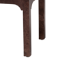 bali & pari Kayla Dark Walnut Brown Real Burl Wood Nightstand - image 6