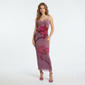 Juniors Madden Girl Floral Placement Lace Trim Midi Dress - image 1