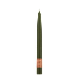 Root Candles 9x7/8in. Taper Candle - Dark Olive