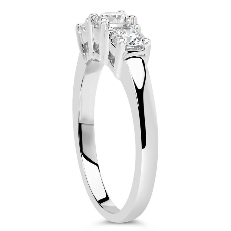 Haus of Brilliance 3/4ctw. Lab Grown Diamond 3 Stone Ring