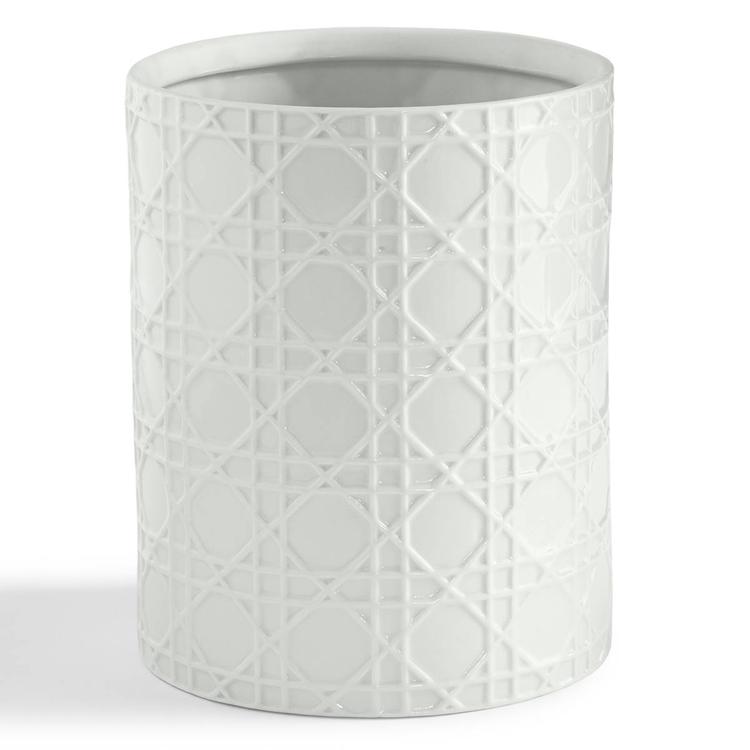 Cassadecor Wicker Bath Accessories - Wastebasket