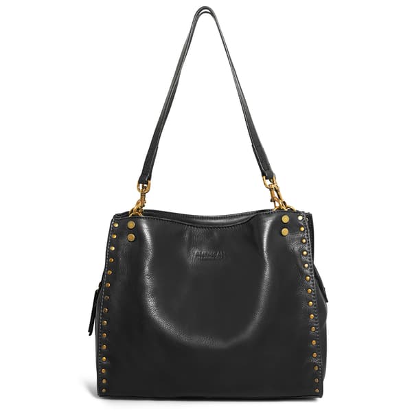 American Leather Co. Lenox Stud Satchel