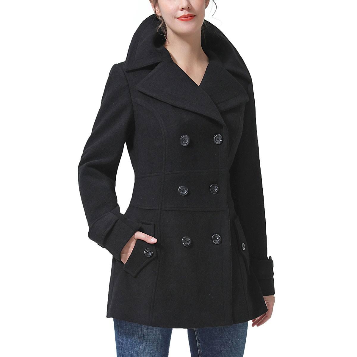 Womens BGSD Wool Peacoat
