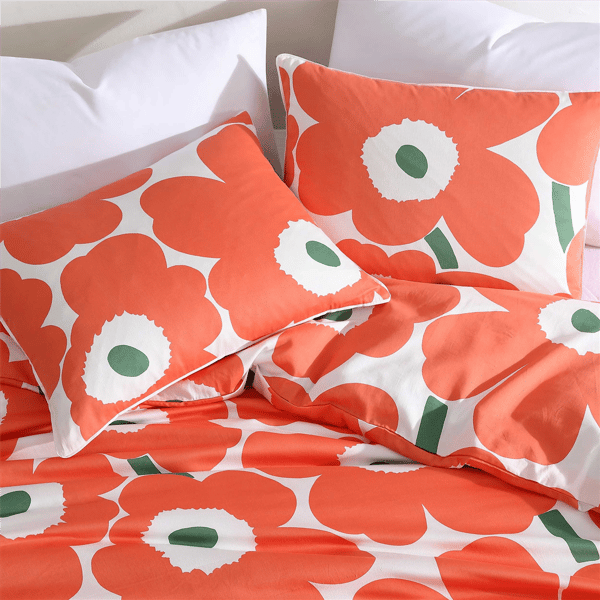 Marimekko Unikko Cotton Duvet Cover Set