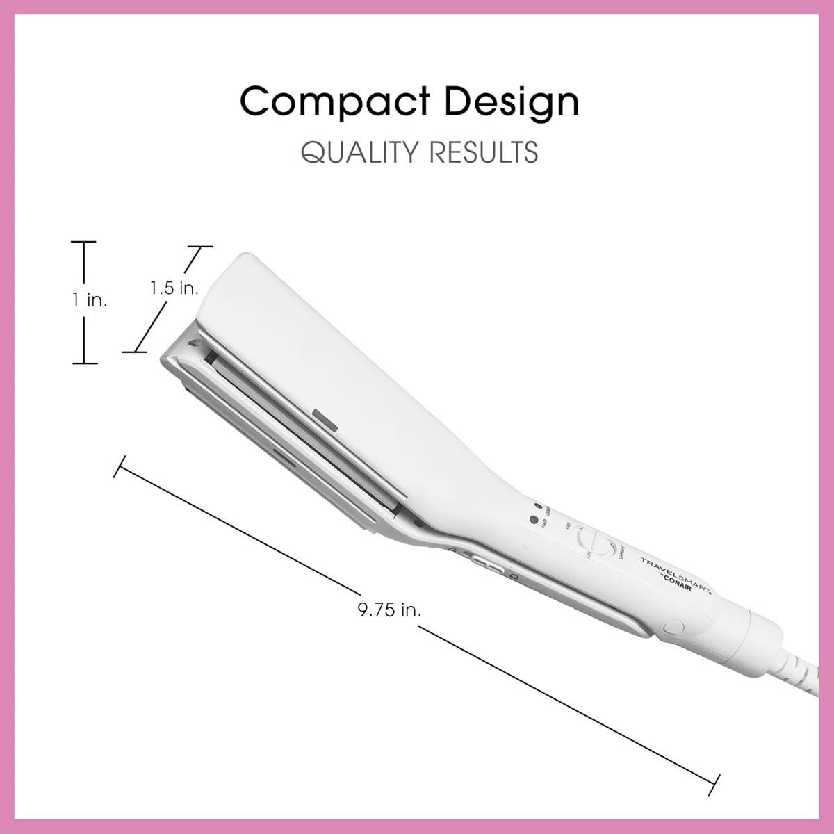 Conair® 2-in-1 Travel and Flat Mini Iron