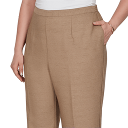 Plus Size Alfred Dunner Union Square Woven Pants - Short Length