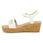 Big Girls DKNY Amber Metal Strap Wedge Sandals - image 2