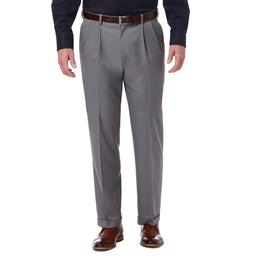 Mens Haggar(R) Premium Comfort Classic Fit Pleat Front Dress Pant